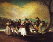 Francisco Jose de Goya Blind Man's Buff oil painting